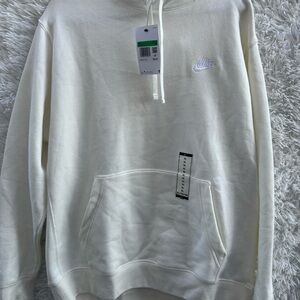 New Nike Men's Cream Hoodie size XL